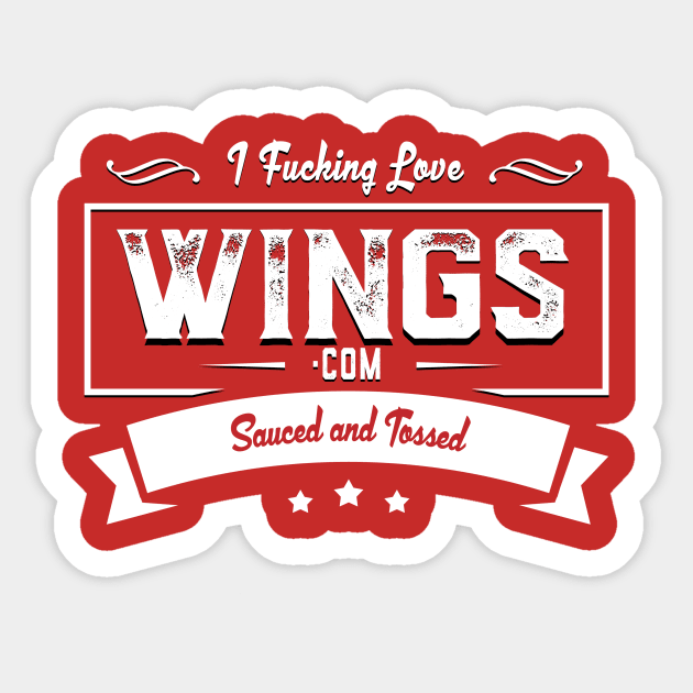 Sauced and Tossed Sticker by IFLWings